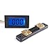 DROK Digital DC 12V Ammeter Panel Amp Meter Gauge DC 0-+/-50A Current Tester AC/DC 8-12V Current Monitor with Blue Back-light Black Font for Automotive Vehicle