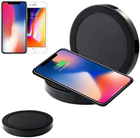 Mikong Qi Wireless Power Charger Charging Pad For iPhone 8/iPhone 8 Plus (black)