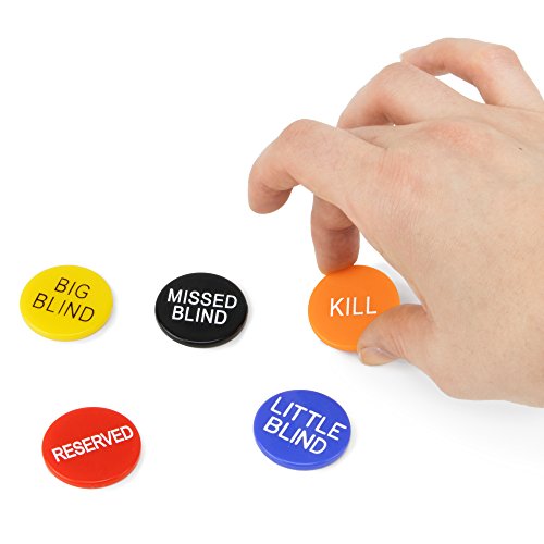 1'' Poker Button Combo Pack (Little, Big, Kill, Miss, Reserve) by Brybelly - Thumbnail 2