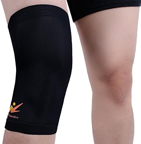 UProtective Knee Brace with Compression Support for Sports Running Weightlifting Basketball Baseball Football-Single (Medium)