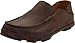 OluKai Men's Moloa Loafer, Dark Wood/Dark Java, 11