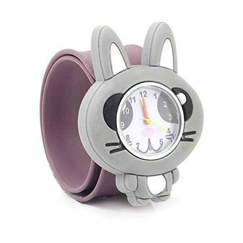 Pop Watch Stands Out Rabbit Silcone Strap with Quarts Watch Movements. Help Children to Learn The time