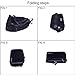 Auelife Packable Backpack, Multipurpose Lightweight Water Resistant Black Hiking Daypack for Travel/Camp