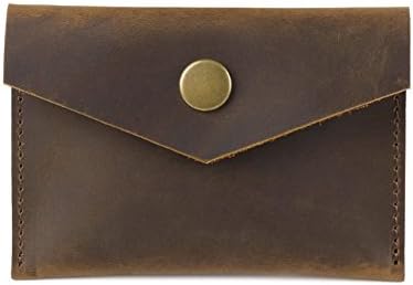 Ottority LondonGenuine Leather Coin Holder Wallet | Slim & Minimalist Design | Men & Women