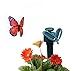 CNZ Fluttering Solar and Battery Powered Butterfly with Ground Spike, Monarch Orange