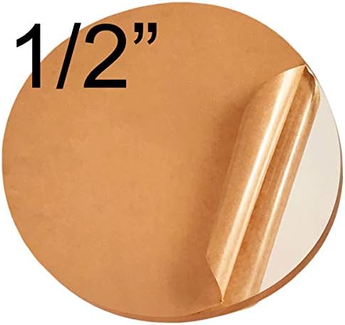 Acrylicblank Clear Acrylic Circle Disc (8" Diameter, 1/2" Thick Clear) Click for More Colors and Sizes