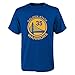 Golden State Warriors NBA Kevin Durant Youth Flat Basic Name & Number Tee (Royal) L