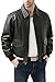 Landing Leathers Men's Air Force A-2 Leather Flight Bomber Jacket - Big 3XL Black