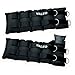 Valeo Adjustable Ankle/Wrist Weights - 20 lbs Total (10 lbs each) With Adjustable Metal D-ring And Soft Padding For Comfort, 1 Size Fits Most, VA4535BK,Black