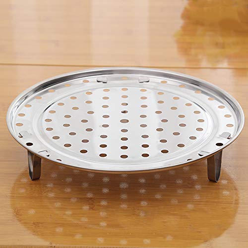 Steamer Rack, Three Legged Cooking Tool Round Steamer Rack, Stainless Steel Steaming Stand For Home Kitchen Pot, Pans etc(19.5x1x4cm) - Thumbnail 2