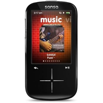 SanDisk Sansa Fuze+ 8 GB MP3 Player (Black)