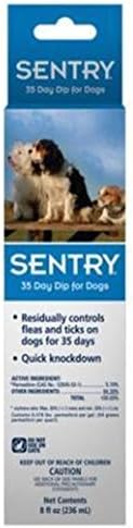 Sentry 02069 Flea/Tick Control Day Dip For Dog 8 Oz
