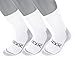 Sugar Free Sox Active-Fit Mens Cushioned Diabetic Socks Crew 3 Pack (White, Sock Size 10-13 fits Shoe Sizes 7-12)