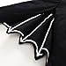 BELS Baby Girl Boy Halloween Clothes Black Bat Costume Cloak Romper with Hat Outfit (Z-Black, 70/0-6M)