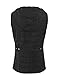 BOHENY Womens Quilted Fully Lined Lightweight Vest with Hoodie-L-BLACK_HOODIE