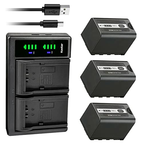 Kastar 3-Pack Battery and LTD2 USB Charger
