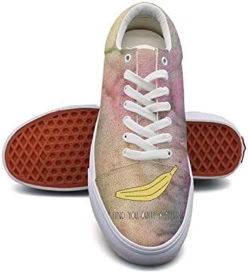 I Find You Quite A Peeling Lovely Men's Fashion Sneakers Lace-up Lightweight Canvas Running Shoes