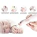 Baby Nail File and Upgraded Safe Baby Nail Clipper -Baby Safety Nail Scissors and Electric Baby Nail Trimmer for Newborn Or Toddler Toes and Fingernails and Perfect Baby Shower Gift (Pink)