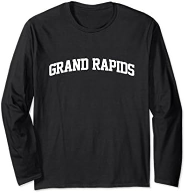 Unisex Grand Rapids Arch Sports Gym T-Shirt 2XL Black