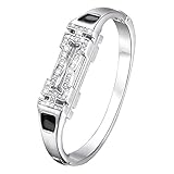 bayite Metal Bands Compatible Fitbit Flex 2 Accessories Stainless Steel Bangle Bracelet Jewelry with Rhinestones Small 5.5''- 6.3''