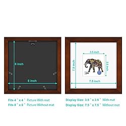 RPJC 8x8 Soild Wood Picture Frame with High