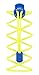 Nathan Lock Laces, Reflective Safety Yellow/Electric Blue