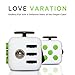 Wedual Fidget Cube [+FREE eBook] Extra Durable Silicone Fidget Dice Toy, Increases Focus - Anti Stress Toy Reliefs Anxiety, ADHD And Boredom -Made for Adults and Children