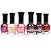 Kleancolor Nail Polish Pink & Red Collection New Girl in Town Lot of 6 Lacquer! + FREE EARRING