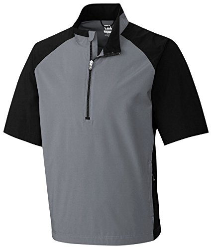 Cutter & Buck MCO00948 Men's CB Weathertec S/S Summit Half Zip Gravel Medium Cutter & Buck MCO00948 Men's CB Weathertec S/S Summit Half Zip Gravel Medium