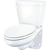 Maxwell 1.28gpf Wall Hung Back Outlet Combo: 21-970 Bowl w/ 28-970 Tank White