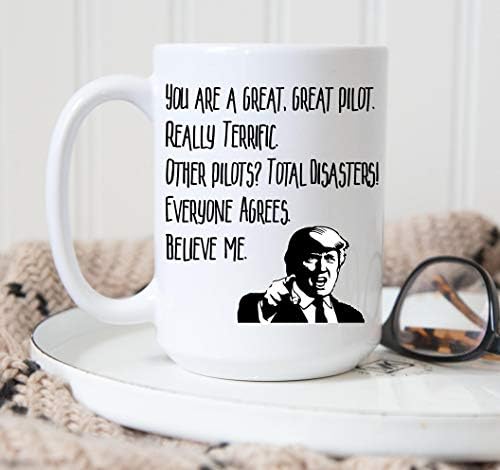 Pilot Mug | Donald Trump Mug | Funny Gift 11oz Funny Gift Mug