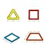 Security Magnetic Building Blocks Stacking Toys for Boys Girls, Magnet Tiles Kits for Kids (Above 3 Year-Old ) - 46 PCS
