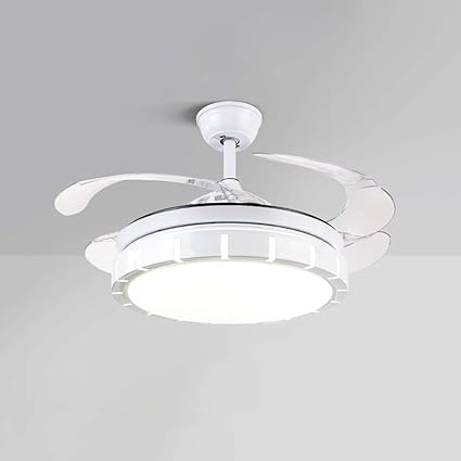 Haixiang Acrylic Ceiling Fan Ceiling Lamp Invisible Fan Dimmer Led