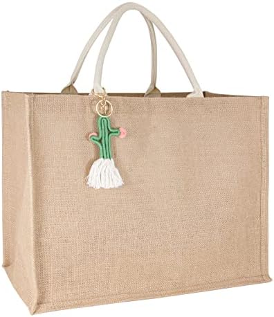 Hibala Woven Large Beach Bag Straw Beach Tote Handmade Weaving