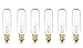 GoodBulb 25-Watt Himalayan Dimmable Salt Lamp Light Bulbs - Warm White Light Color - Candelabra Base E12 (Pack of 6 Bulbs)