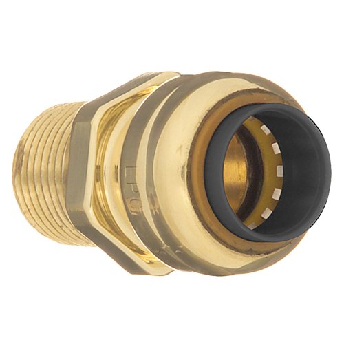Elkhart Products 10155472 TecTite Low-Lead 204 Series 1-Inch Copper by Male Push-Fit Adapter