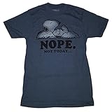 Peanuts Snoopy Nope Not Today Graphic T-Shirt (XX-Large)