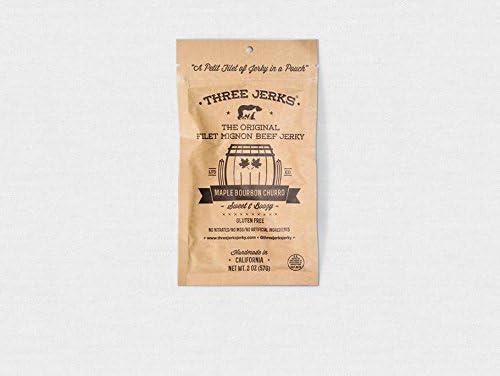 Three Jerks Jerky Filet Mignon Maple Bourbon Churro Jerky