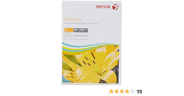 Amazon Com Xerox Colotech Paper 90gsm White Ream 003r Pack Of 500 Office Products