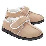 Best Friend Adjustable Slippers, Ladies M (6 1/2 - 7 1/2), Tan