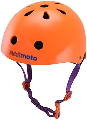 Kiddimoto Kids Helmet - Orange Neon (Medium, 5+ years)