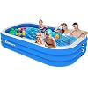 Gimars Upgrade Thicker No Leaking 120x72x22 Inch Inflatable Swimming Pools – Full-Sized Inflatable Pools, Family…