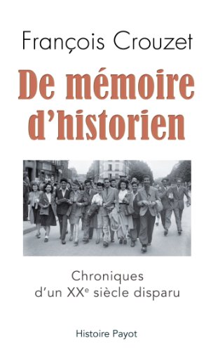 De mémoire d'historien