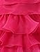 NNJXD Girl Dress Kids Ruffles Lace Party Wedding Dresses Size 6-7 Years Rose(140)