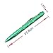 Tactical Pen Portable Survival Aluminum LED Pen Self Defense for Glass Breaker and Self-defense Mutifunctional Emergent Tool (Aluminum+LED,Green)