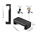 DAISEN Phone Tripod, 42 inch Cell Phone Tripod for iPhone and Smart Phone, Camera Holder with Remote Control (Black)