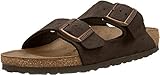 Birkenstock Arizona Mocha Suede Sandal 41 N (US Men's 8-8.5 / US Women's 10-10.5)
