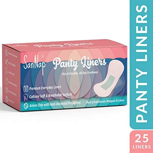 SanNap Anion Anti Bacterial Panty Liners (25)