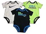 Nike 3 Pack Infant Baby Bodysuits