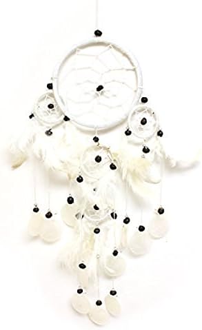 17" Long Capiz Shell Hanging Native American Inspired Dream-catcher
